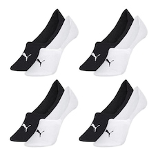 Kit de Meias Sapatilha Puma - Feminina - 8 Pares - 34 a 38