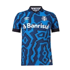 Camiseta do Grêmio Umbro Of 3 2021 Atleta (S/N) - Masculina