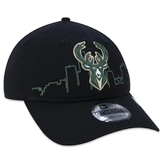Boné Aba Curva New Era 9Twenty Milwaukee Bucks Tip-Off - Strapback - Adulto