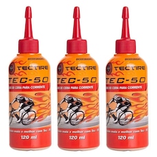 Lubrificante corrente Bike Cera Tectire - 3 unidades - 120 ml