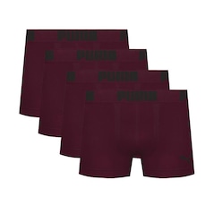 Kit Cuecas Boxer Puma Microfibra sem Costura - 4 Unidades - Adulto