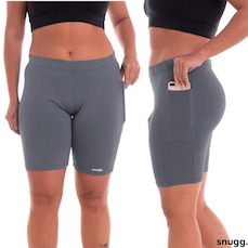 Bermuda com Bolso Segunda Pele Snugg Wear Proteção Uv50+ - Feminina