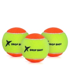 Bola de Beach Tennis Drop Shot Oficial Pack - 3 unidades