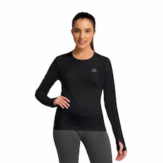 Camiseta Muvin Color Dry Workout FPS UV50 Manga Longa - Feminina