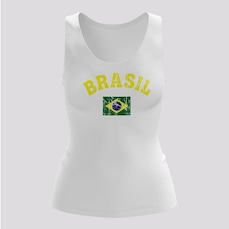 Camiseta Regata Brasil Ica Futfanatics - Feminina