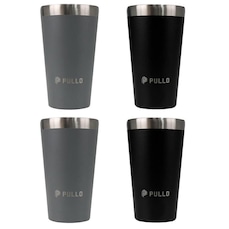 Kit de Copos Térmicos Pullo Fun - 480ml - 4 Unidades