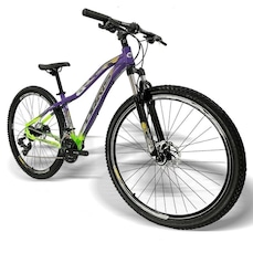 Bicicleta Aro 29 Drais Bi-Color - Freio Hidráulico - Câmbio Shimano - 24V - Feminina