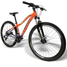 Bicicleta Aro 29 Drais Bi-Color - Freio Hidráulico - Câmbio Shimano - 24V - Feminina