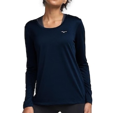 Camiseta Mizuno Manga Longa Nirvana - Feminina