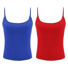 Kit Camisetas Regata PMC de Alcinha Básica - 2 Unidades - Feminina