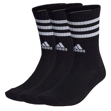 Kit de Meias Cano Alto 3-Stripes com 3 Pares - Adulto