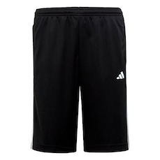Shorts adidas de Modelagem Regular Train Essentials Aeroready 3-Stripes - Infantil