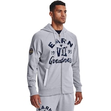 Jaqueta de Moletom com Capuz Under Armour Project Rock Hvywght Terry Fz - Masculina