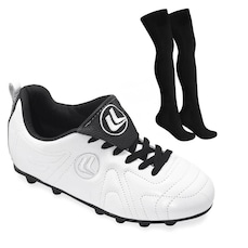 Kit Chuteira de Campo Esporte Legal Terra - Adulto + Meião