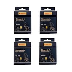 Kit de Câmara de Ar Pirelli 700cx28/45 Bico Fino Presta 60 mm - 4 Unds