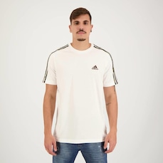 Camiseta adidas 3 Listras Militar - Masculina