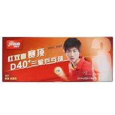 Kit de Bolas de Tênis de Mesa DHS 40+ ITTF Profissional 3 Estrelas - 10 Unds