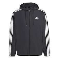 Jaqueta com Capuz adidas Essentials Woven 3-Stripes - Masculina