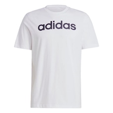 Camiseta Masculina adidas Manga Curta Logo Linear