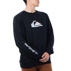 Blusão de Moletom Masculino Quiksilver Comp Logo Careca - Masculina