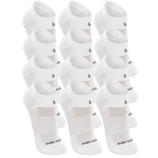 Kit de Meias Cano Curto Lupo Dry Tech Performance - 12 Pares - Adulto