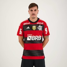 Camisa do Flamengo I 2023 Campeão Copa do Brasil 2022 adidas - Masculina