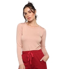 Camiseta Rainha Elastic Manga Longa - Feminina