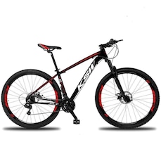Bicicleta Aro 29 KSW XLT - Freio a Disco - Câmbio Importado - 21 Marchas - Adulto