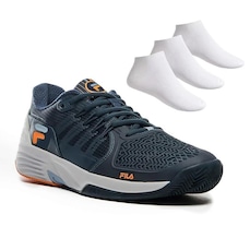 Kit Tênis Fila Float Verve Clay - Masculino + 3 Pares de Meias