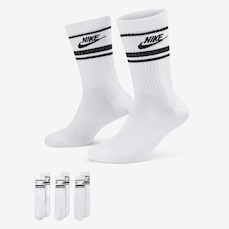 Kit de Meias Nike Sportswear Everyday Essential - 3 Pares - Adulto