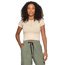 Blusa Cropped Run More Viscose - Feminina