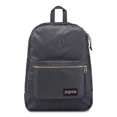 Mochila JanSport Super Fx Deep Grey Gold Premium Poly - 25 Litros