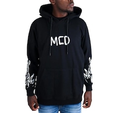 Blusão de Moletom com Capuz MCD Canguru Trashmoji Fire - Masculina