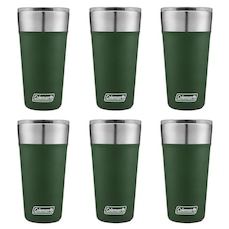 Kit Copos Térmico Coleman com Tampa - 600ml - 6 Unds