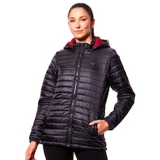 Jaqueta com Capuz Mizuno Puff - Feminina