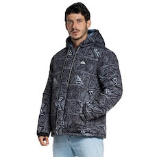 Jaqueta com Capuz Quiksilver Puff Heritage Black - Masculina