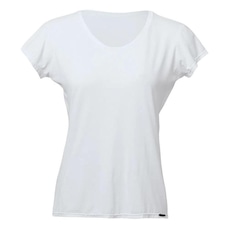 Camiseta She Básica com Recorte Confortável - Feminina