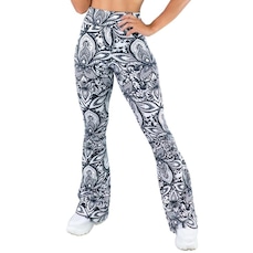 Calça Bailarina MVB Modas Flare Pantalona Suplex - Feminina