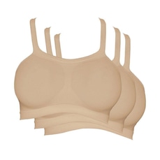 Kit Sutiã Bandini Hanes sem Costura H299 - 3 unidades - Feminino