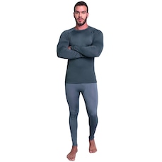 Conjunto Segunda Pele Térmico MVB Modas Proteção Uv 50+ - Masculino
