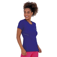 Camiseta Alto Giro Skin Fit - Feminina