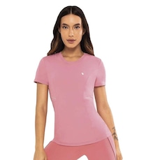Camiseta Alto Giro Skin Fit - Feminina