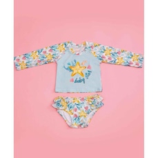 Biquini Cia do Broto Italia Camiseta Uv Estrela - Infantil