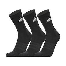 Kit Meias Cano Alto adidas Cush Crw - 3 Pares - Adulto