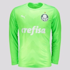 Camisa do Palmeiras Goleiro II 2023 Manga Longa 21 Weverton Puma - Masculino
