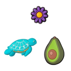 Kit Jibbitz Crocs para Cadarço Praia - 3 Unidades