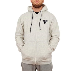 Jaqueta de Moletom com Capuz Fallen Logo Off White - Masculino