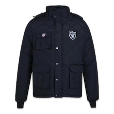 Jaqueta Puffer com Capuz New Era Ski Style Las Vegas Raiders Modern - Masculina