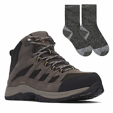 Kit Bota Impermeável Columbia Crestwood - Masculina + Meia
