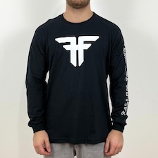 Camiseta Fallen Manga Longa Silk Frente - Masculino